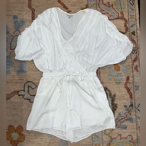 Naked Zebra White Romper